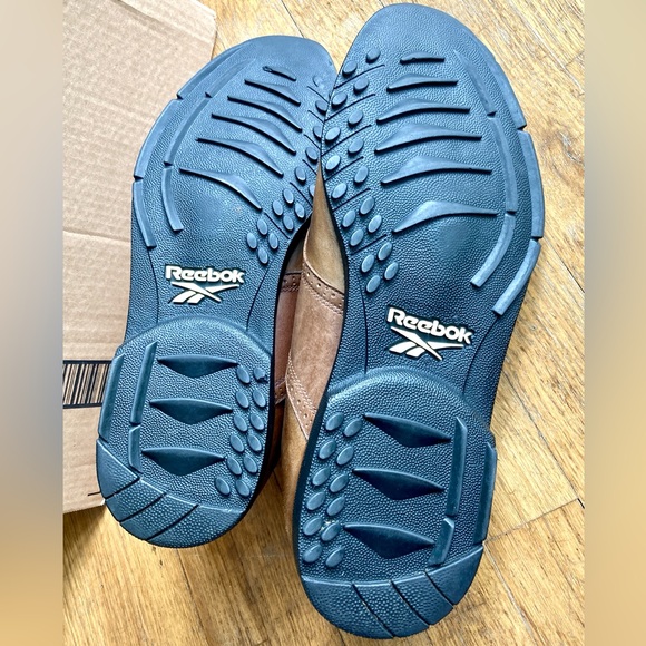 Mens Reebok Brown Leather Suede Saddle Spikeless Golf Shoes Size 12  # 14-45962 - Picture 10 of 16